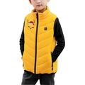 Heated Jacket Coats Children Boys Girls Outwear USB Electric Heated Lightweight Rechargeable Heating Waistcoat Down Jacket Coat 4-15 Years