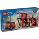 LEGO City Fire Station with Fire Engine Toy 60414