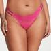 Women's Victoria's Secret Double Shine Strap Lace Thong Panty