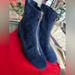 Tory Burch Shoes | New Tory Burch Navy Suede Boots Size 7 | Color: Blue | Size: 7