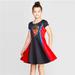 Disney Dresses | Disney Descendants 3 Evie Skater Dress | Color: Black/Red | Size: Mg