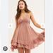 Free People Dresses | Free People Fp One Adella Pink Mini Slip Sleeveless Dress S | Color: Pink | Size: S