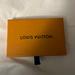 Louis Vuitton Accessories | Louis Vuitton Card Holder Box And Dust Bag. Authentic. | Color: Cream/Orange | Size: Os