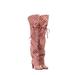 Gucci Shoes | New Gucci Gg Monogram Canvas Thigh High Boots New Size 36 | Color: Red | Size: 36eu