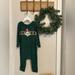 Disney One Pieces | Disney Baby Toddler Onesie One Piece Green Christmas Size 18 Month New | Color: Green/Red | Size: 18mb