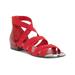 Jessica Simpson Shoes | Jessica Simpson Womens Animal Snake Print Strappy Gladiator Sandals Sz 11 M/43 | Color: Red | Size: 11