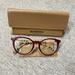 Burberry Accessories | Authentic Burberry Eyeglasses Frame Be2366u Katie 4032 Burgundy Woman | Color: Red/Tan | Size: Os