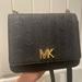 Michael Kors Bags | Michael Kors Mott Bag Large Shoulder Bag | Color: Black/Gold | Size: Os