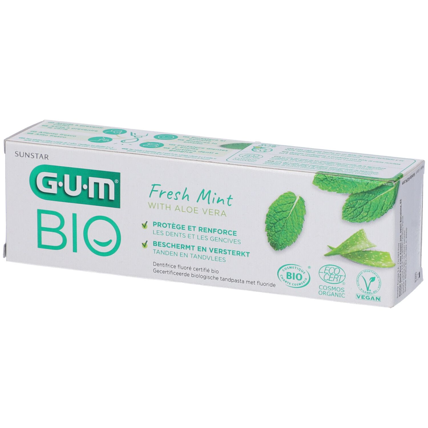 GUM® BIO Gel dentifricio alla menta fresca 75 ml