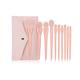 VIPAVA Makeup Brush Sets 10 Candy-colored Makeup Brush Sets Suitable For Beginners, Face Eye Lip Powder Eyeshadow Eyebrow Make Up Brushe (Color : Pink)