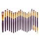 VIPAVA Makeup Brush Sets 20Pcs/set Eye Makeup Brush Face Eye Shadow Eyeliner Eyebrow Powder Handle Eye Shadow Brush (Size : M)