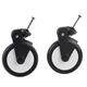 SPYMINNPOO Baby Stroller Wheel,Baby Stroller Front Wheel Set Rubber Front Wheels Stroller Wheel Accessory for Yoya/Vovo Wheel Kids Carriage (A Yoyo Stroller Babyzen Yoyo Wheels Babyzen Yoyo Wheels