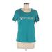 VIRUS Action Sport Performance Active T-Shirt: Teal Activewear - Women's Size Medium