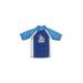 UV Skinz Rash Guard: Blue Color Block Sporting & Activewear - Size 12-18 Month
