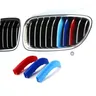 3 pz/lotto Car Grille Network Decor trim Grill Sticker per BMW E46 F30 E90 3 Series Car Style BMW