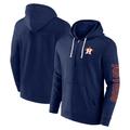 Men's Fanatics Branded Navy Houston Astros Offensive Line Up Lightweight Full-Zip Hoodie