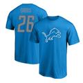 Men's Fanatics Branded Jahmyr Gibbs Blue Detroit Lions Big & Tall Player Name Number T-Shirt