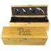 Pitt Panthers Bamboo Wine Gift Box With Tools