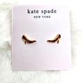 Kate Spade Jewelry | Kate Spade Things We Love Red Heels Bling Stud Earrings Newkate Spade Things We | Color: Gold/Red | Size: Os