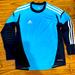 Adidas Shirts & Tops | Blue And Black Boy’s Goalie Jersey | Color: Black/Blue | Size: Sb