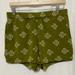 Madewell Shorts | Madewell Green Printed Pull On Shorts Size Medium Pockets Viscose Boho Floral | Color: Green | Size: M