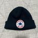 Converse Accessories | Converse All-Star Og Logo Kid’s Navy Blue Athletic Cuffed Beanie Hat | Color: Blue | Size: Osb