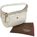 Coach Bags | Coach Leather Hobo Bag White Handle Bag | Color: Gold/White | Size: Os