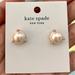 Kate Spade Jewelry | Kate Spade Pearls Studs Earrings | Color: Cream/Gold | Size: Os