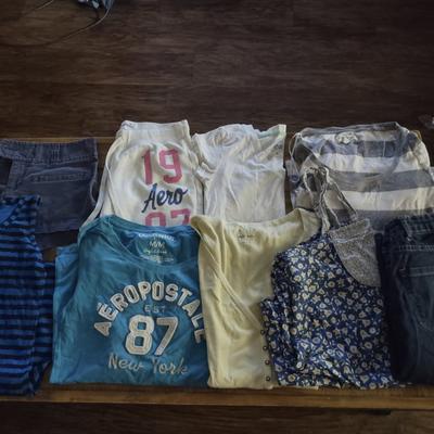 American Eagle Outfitters Tops | Junior Girl Clothing Lot | Color: Blue/Yellow | Size: S