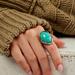 Free People Jewelry | Free People Essence Ring Color: Turquoise Size: 8 | Color: Blue/Green | Size: 8
