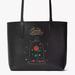 Kate Spade Bags | Kate Spade X Disney Beauty And The Beast Small Leather Reversible Tote Handbag | Color: Black/Red | Size: Os