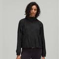 Lululemon Athletica Jackets & Coats | Euc Lululemon Relaxed-Fit Gathered Cropped Jacket | Color: Black | Size: 8