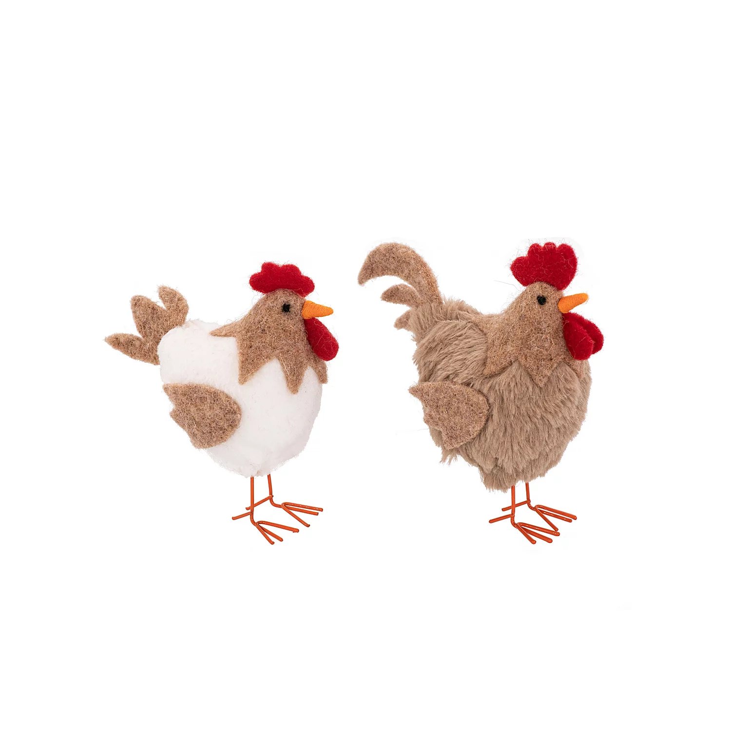 Plüsch-Hahn und -Huhn, 13 cm Image