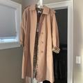 Burberry Jackets & Coats | Burberry! Nwt! Side-Slit Trench Coat In Pink Apricot. | Color: Tan | Size: 2