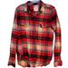 American Eagle Outfitters Tops | American Eagle Outfitters | Red Plaid Flannel, Sz Large, Slim Fit | Color: Blue/Red | Size: L