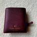 Kate Spade Accessories | Kate Spade Folding Leather Wallet In Plum Purple. | Color: Purple | Size: Os