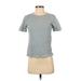 Zara Sleeveless T-Shirt: Gray Tops - Women's Size Small