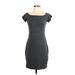 Express Casual Dress - Bodycon: Gray Marled Dresses - Women's Size Medium