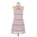 Divided by H&M Cocktail Dress - Mini: Pink Chevron/Herringbone Dresses - Women's Size Medium