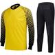 Men's Football Goalkeeper Foam Padded Jersey Shirt & Pants/Shorts/370 (Color : Yellow2012, Size : Small)