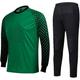 Men's Football Goalkeeper Foam Padded Jersey Shirt & Pants/Shorts/370 (Color : Green2012, Size : Small)