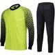 Men's Football Goalkeeper Foam Padded Jersey Shirt & Pants/Shorts/370 (Color : Light Green2012, Size : Small)