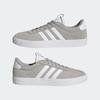 Sneaker ADIDAS SPORTSWEAR "VL COURT 3.0", Gr. 39, grau (grau two, cloud weiß, silber metallic), Leder, Synthetik, sportlich, Schuhe Retrosneaker, inspiriert vom Design des adidas samba, Topseller