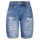Shorts 2Y STUDIOS "Herren Destroyed Denim Shorts" Gr. 30, Normalgrößen, blau (blue) Herren Hosen Shorts