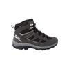 Wanderschuh JACK WOLFSKIN "VOJO 3 TEXAPORE MID W", Gr. UK 4,5 - EU 37,5, Normalschaft, lila (schwarz, steel, lila), Main Material Second Material 100% Polyamide Lining Sole 100% Rubber/ EVA, Schuhe