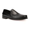 Slipper GEOX "U NEW DAMON A", Herren, Gr. 40, schwarz, Leder, elegant, Schuhe, Business Schuh, Loafer mit Blockabsatz