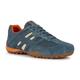 Sneaker GEOX "UOMO SNAKE A" Gr. 42, blau (blau, taupe) Herren Schuhe Stoffschuhe Bestseller