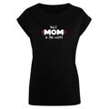 T-Shirt MERCHCODE "Damen Ladies Mothers Day - Best Mom In The World T Shirt" Gr. 4XL, schwarz (black) Herren Shirts T-Shirts