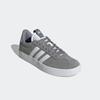 Sneaker ADIDAS SPORTSWEAR "VL COURT 3.0", Gr. 40,5, grau (grau three, cloud weiß, cloud weiß), Leder, Synthetik, sportlich, Schuhe, inspiriert vom Design des adidas samba