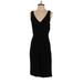 Minkpink Casual Dress - Party V-Neck Sleeveless: Black Solid Dresses - Women's Size Small